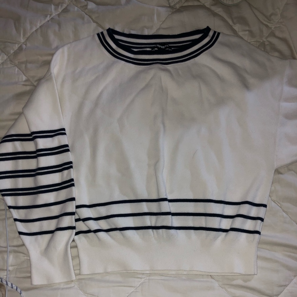 cropped Express sweater